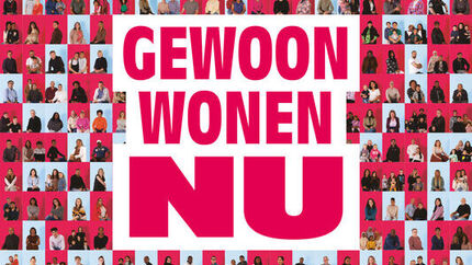 Afbeelding met logo: Gewoon wonen nu