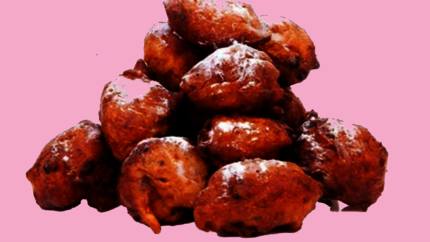 Foto van oliebollen